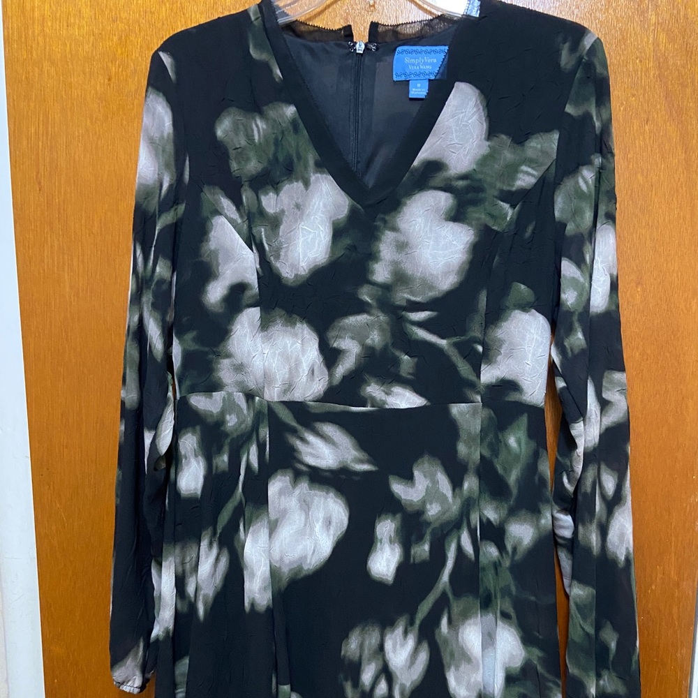 Vera Wang Floral Dress